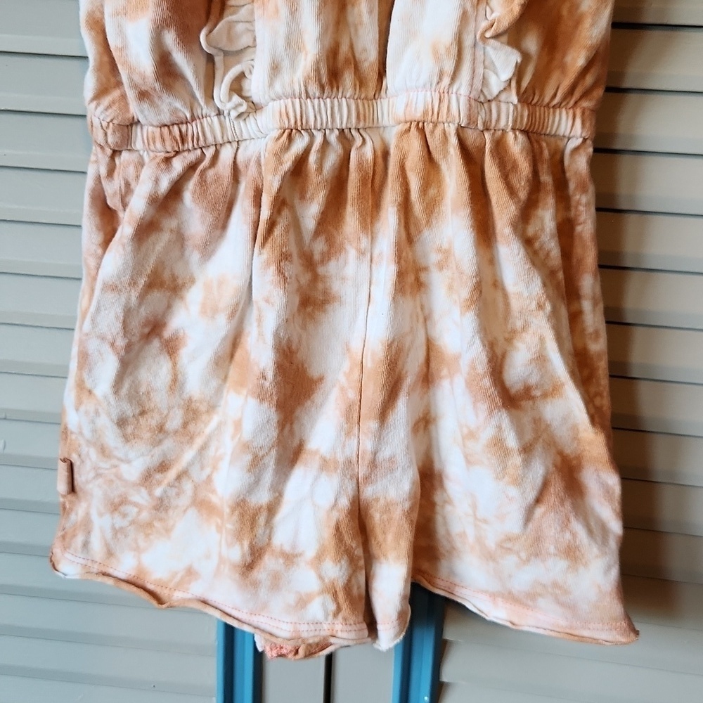 Burt’s Bees Baby Orange Tie-Dye Romper - Picture 10 of 12